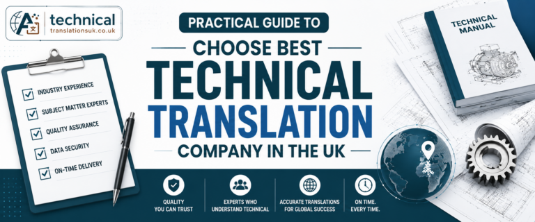 How to Choose the Best Technical Translation Company in the UK